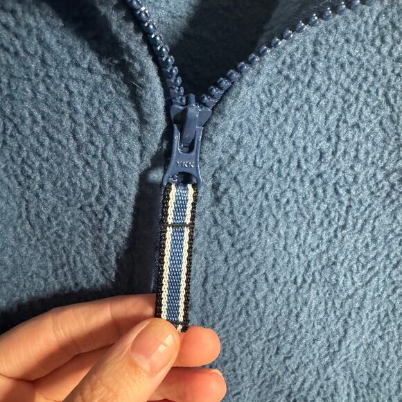 Orvis Jacket Men XL Full Zip Fleece Blue Logo Patch Gorpcore Outdoor Hiking Coat - Picture 10 of 11